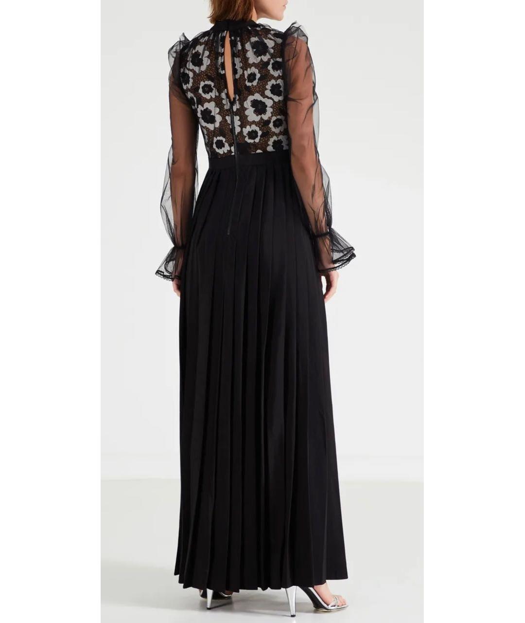 SELF-PORTRAIT Черное полиэстеровое вечернее платье, фото 2