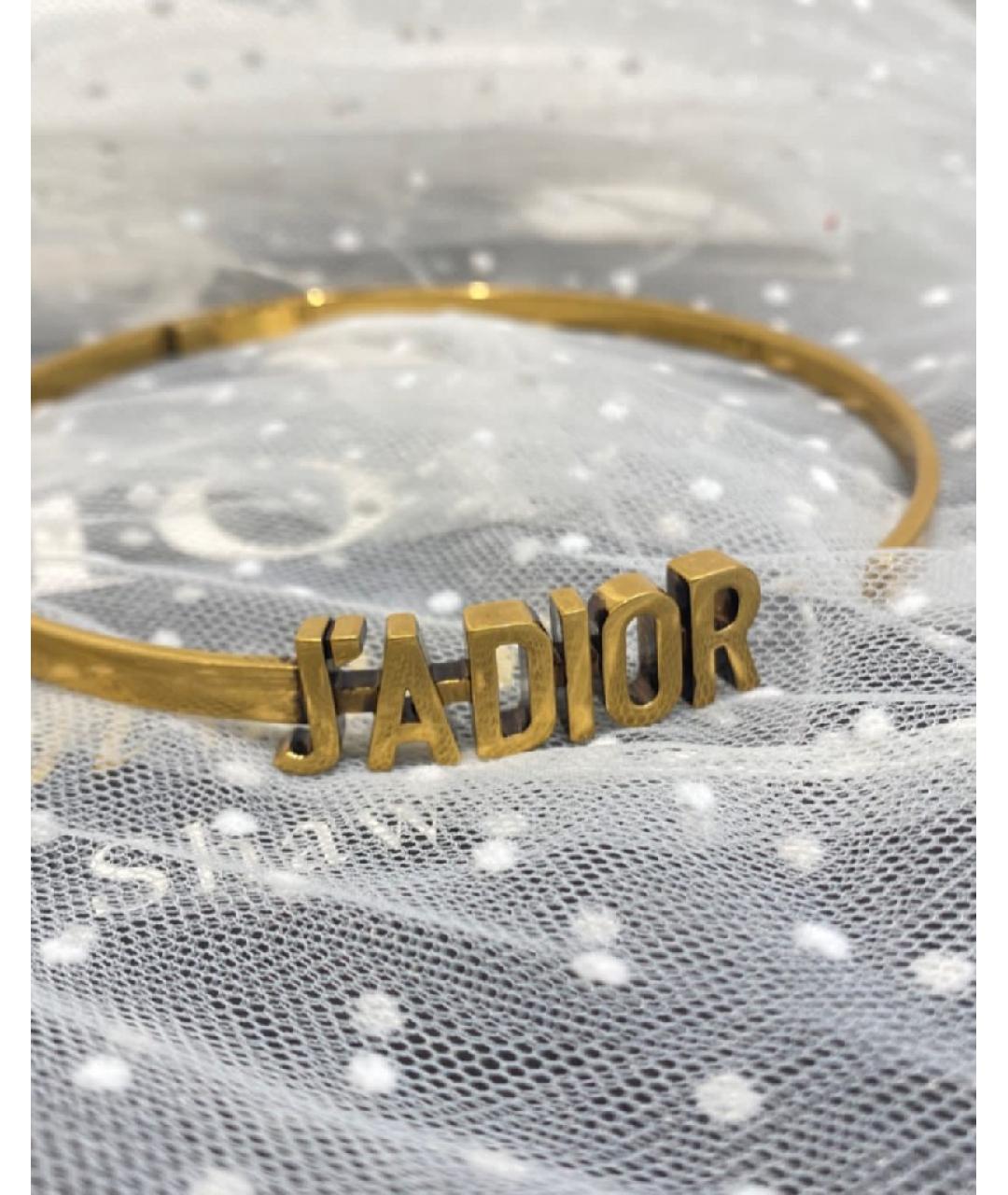 CHRISTIAN DIOR Золотой чокер, фото 3