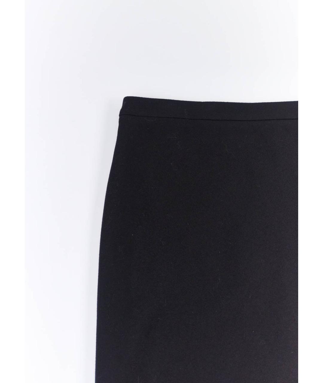 ESCADA Черная шерстяная юбка мини, фото 2