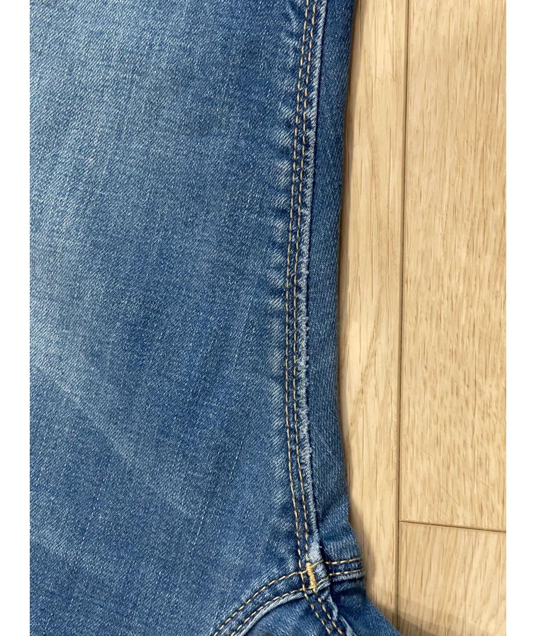 TOMMY HILFIGER Темно-синие хлопковые детские джинсы, фото 8