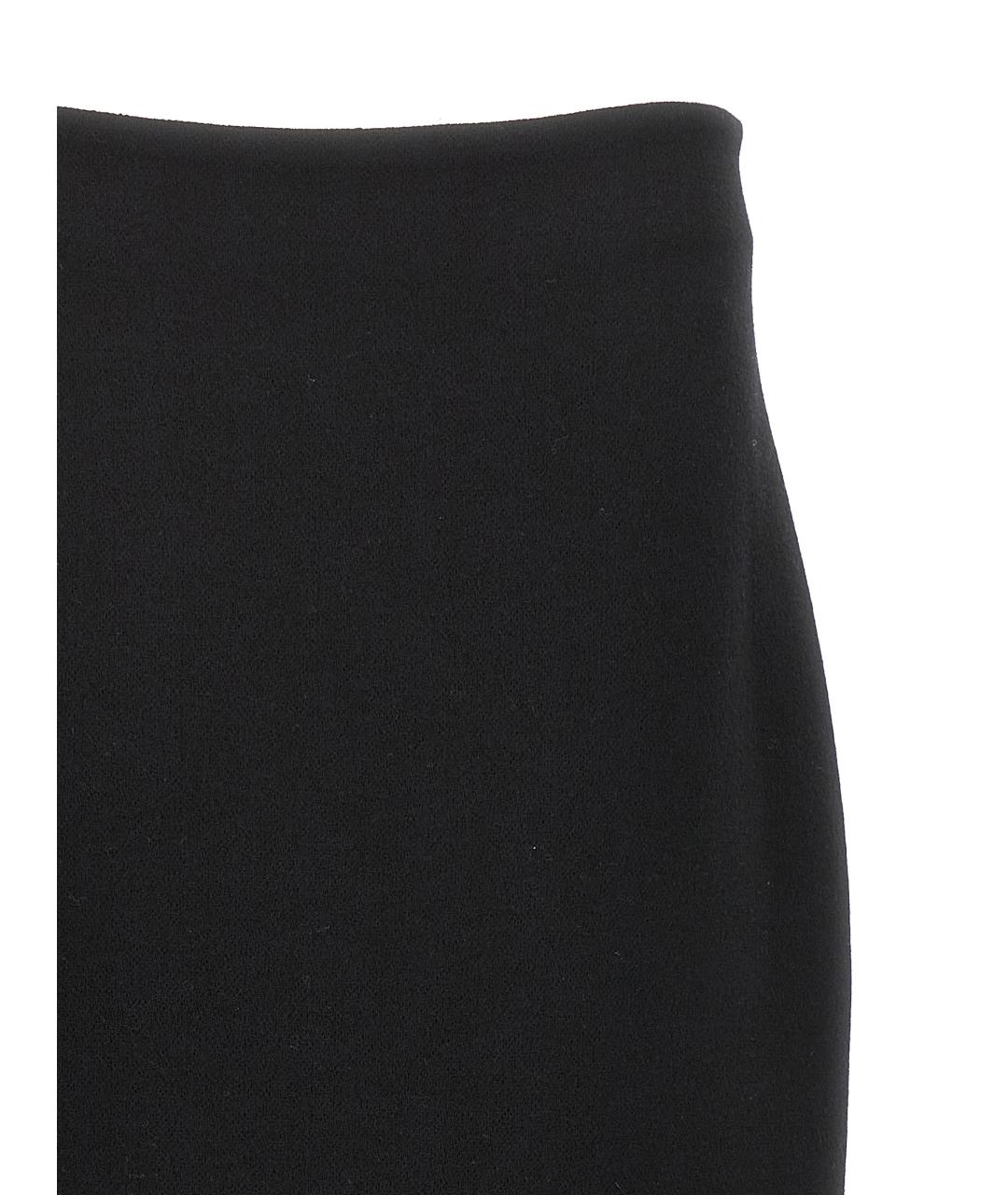 THE ROW Черная шерстяная юбка миди, фото 3