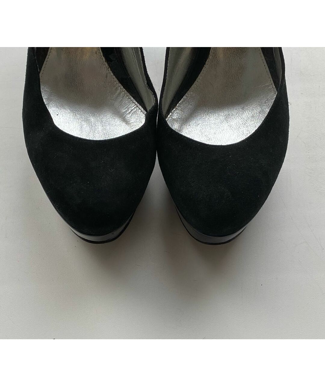 VALENTIN YUDASHKIN Черные замшевые туфли, фото 3
