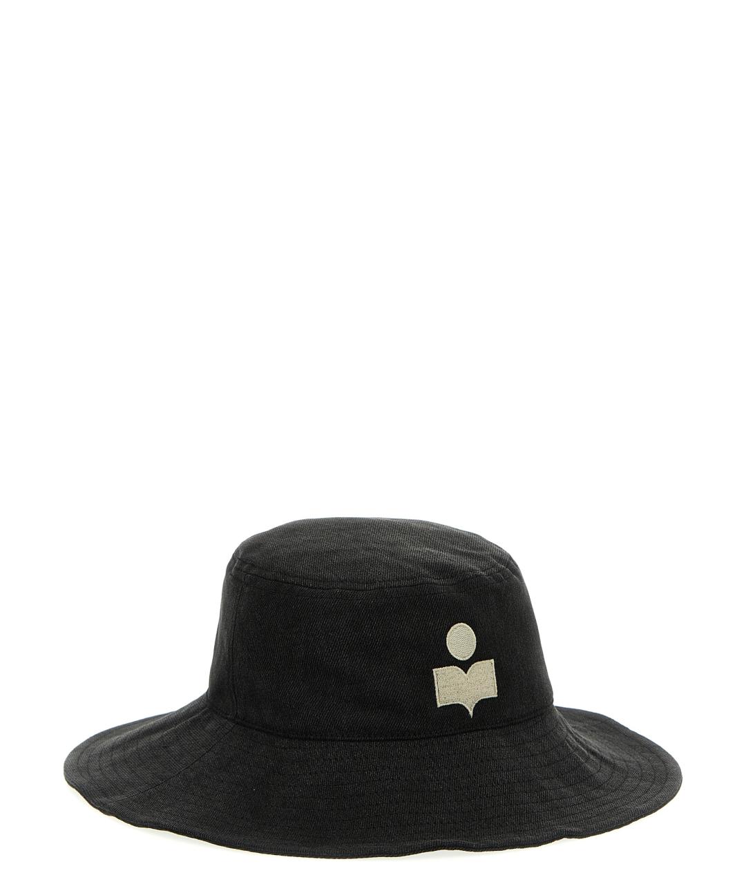 ISABEL MARANT Черная хлопковая шляпа, фото 2