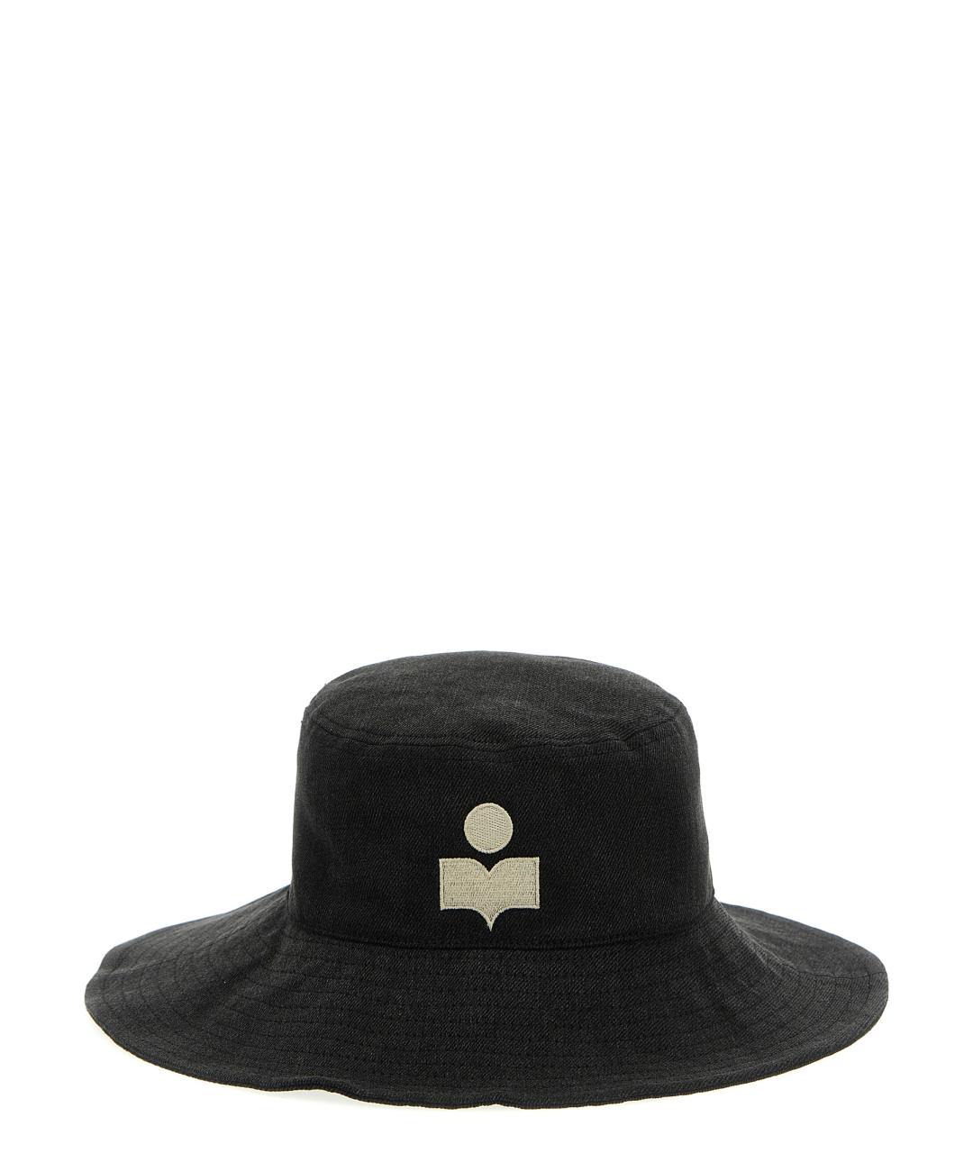 ISABEL MARANT Черная хлопковая шляпа, фото 1