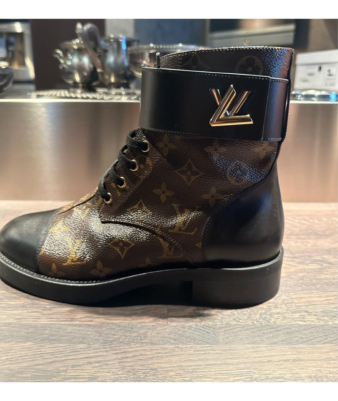 LOUIS VUITTON Мульти кожаные ботинки, фото 5