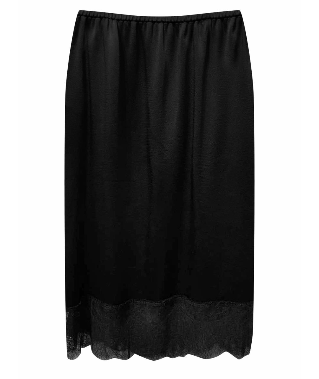 VALENTINO Черная полиамидовая юбка миди, фото 1