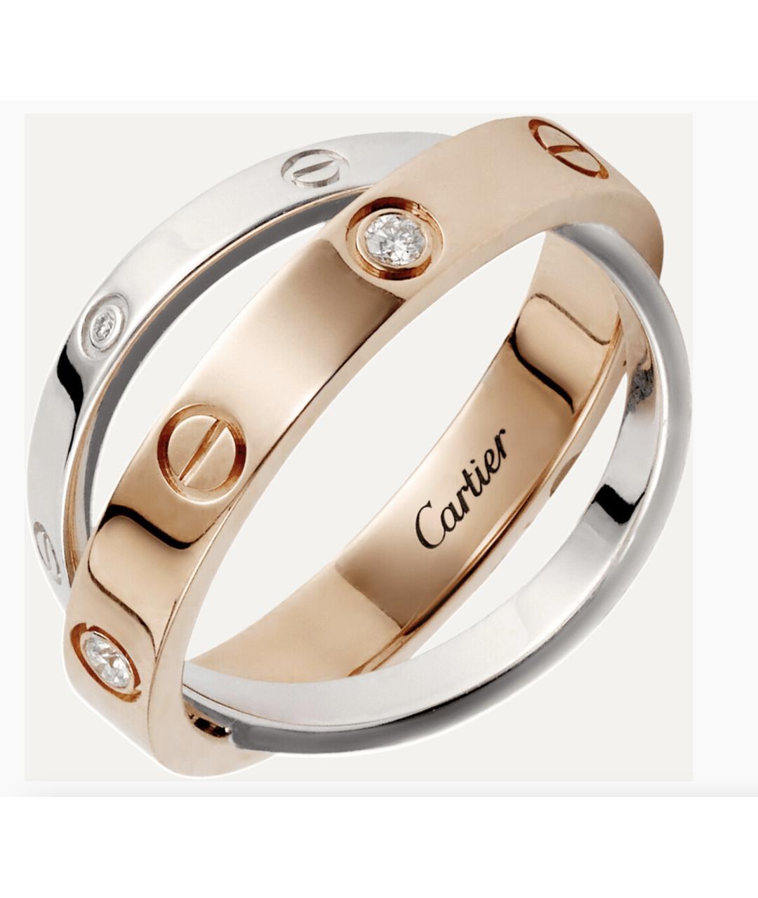 CARTIER Серебряное кольцо из белого золота, фото 9