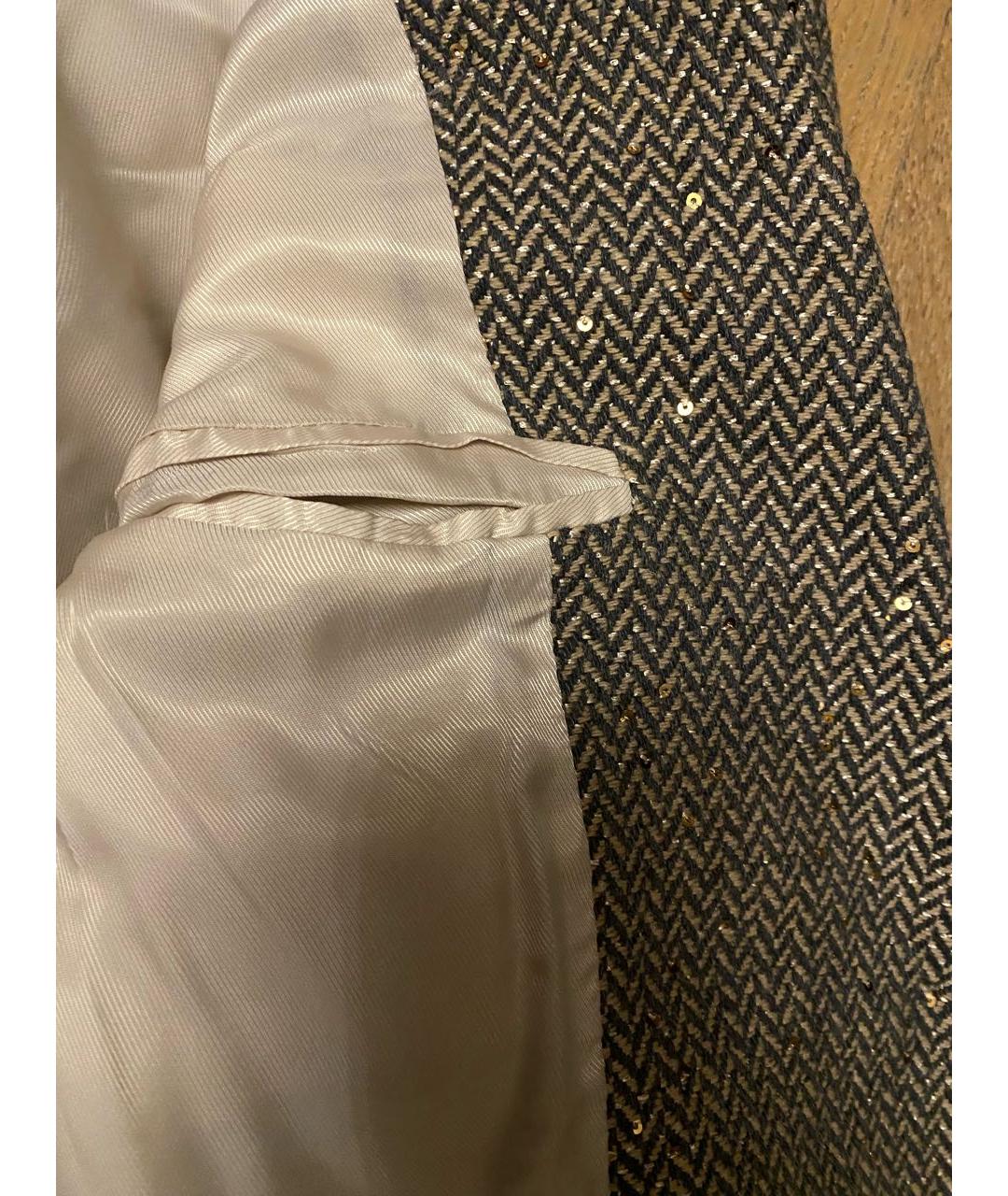 SANDRO Бежевый жакет/пиджак, фото 7