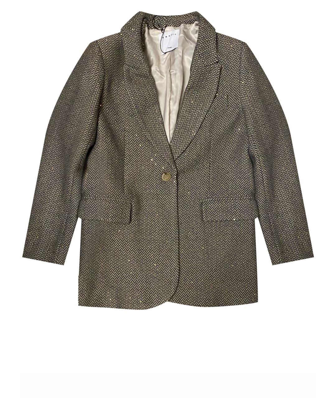 SANDRO Бежевый жакет/пиджак, фото 1