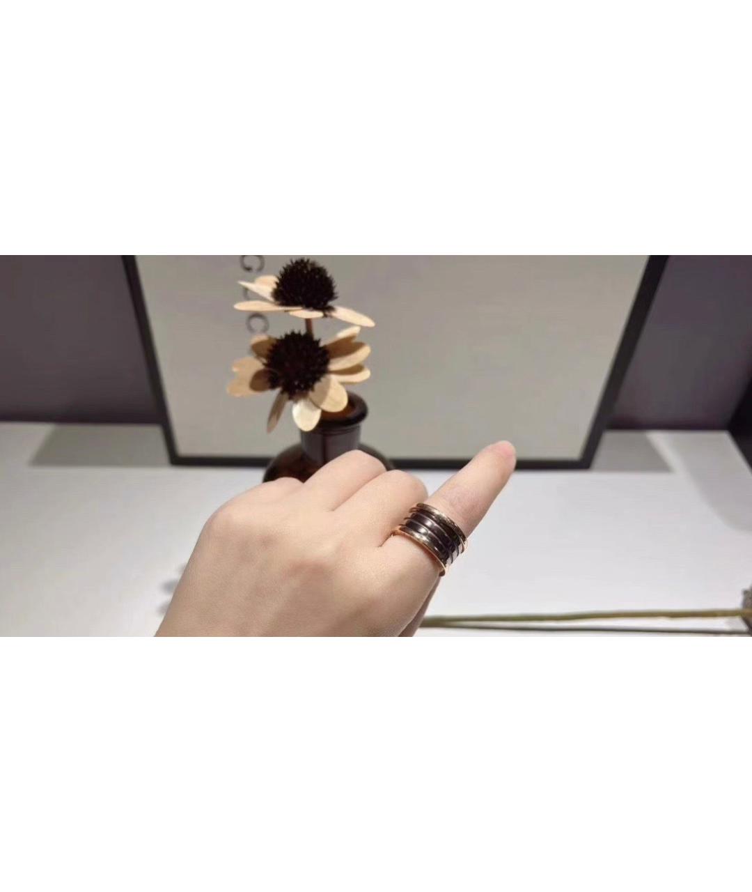 BVLGARI Коричневое кольцо из розового золота, фото 7