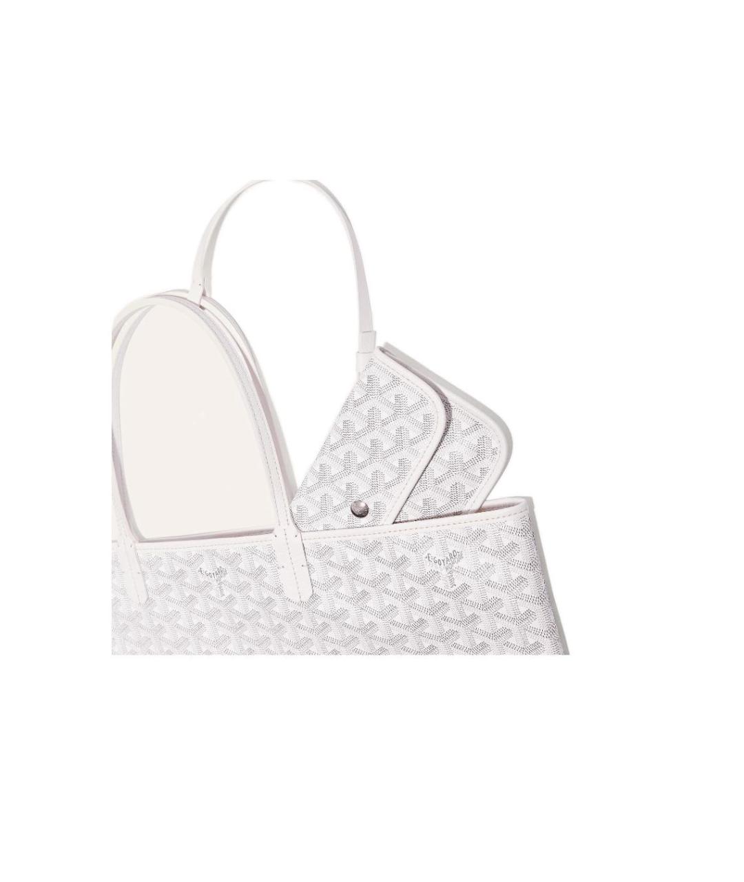 GOYARD Белая сумка тоут, фото 7