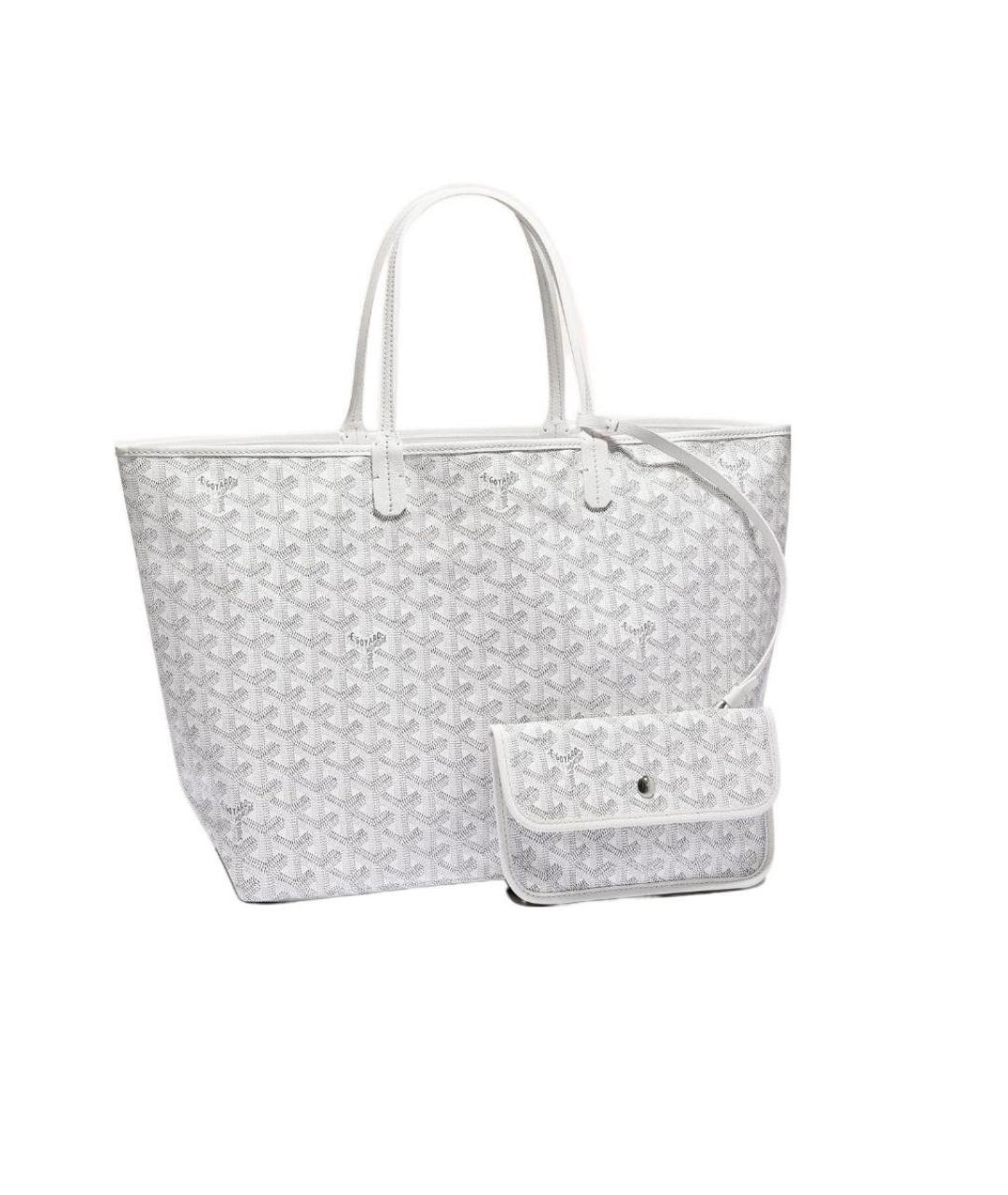 GOYARD Белая сумка тоут, фото 1
