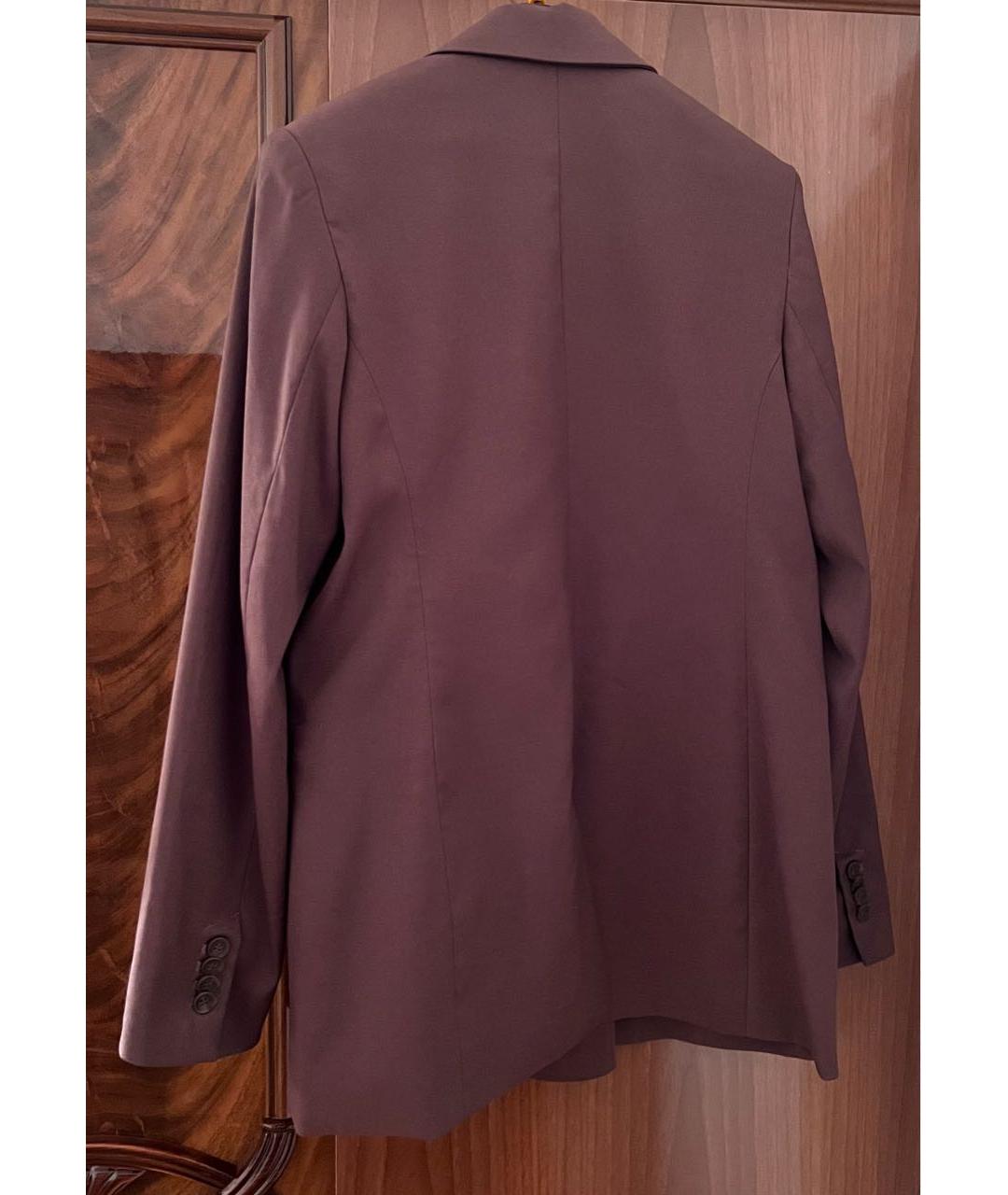 WEEKEND MAX MARA Коричневый шерстяной жакет/пиджак, фото 2