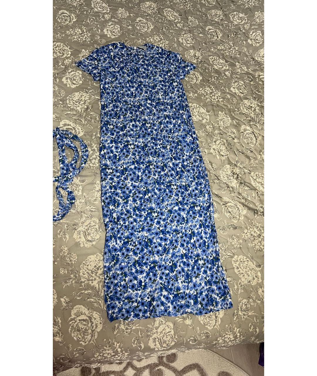 ALEXANDER TEREKHOV Синее вискозное повседневное платье, фото 6