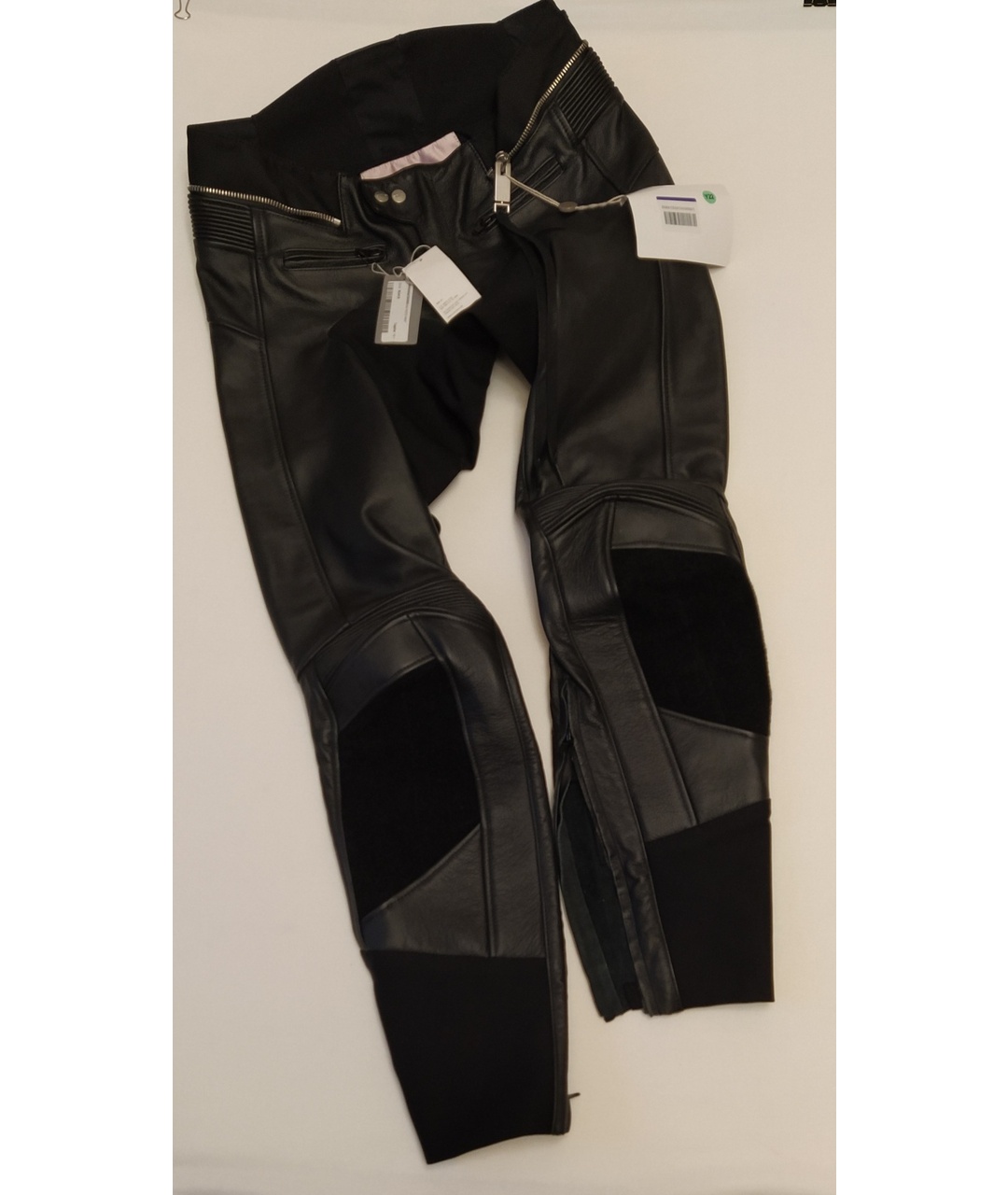 ALYX Черные кожаные прямые брюки, фото 9