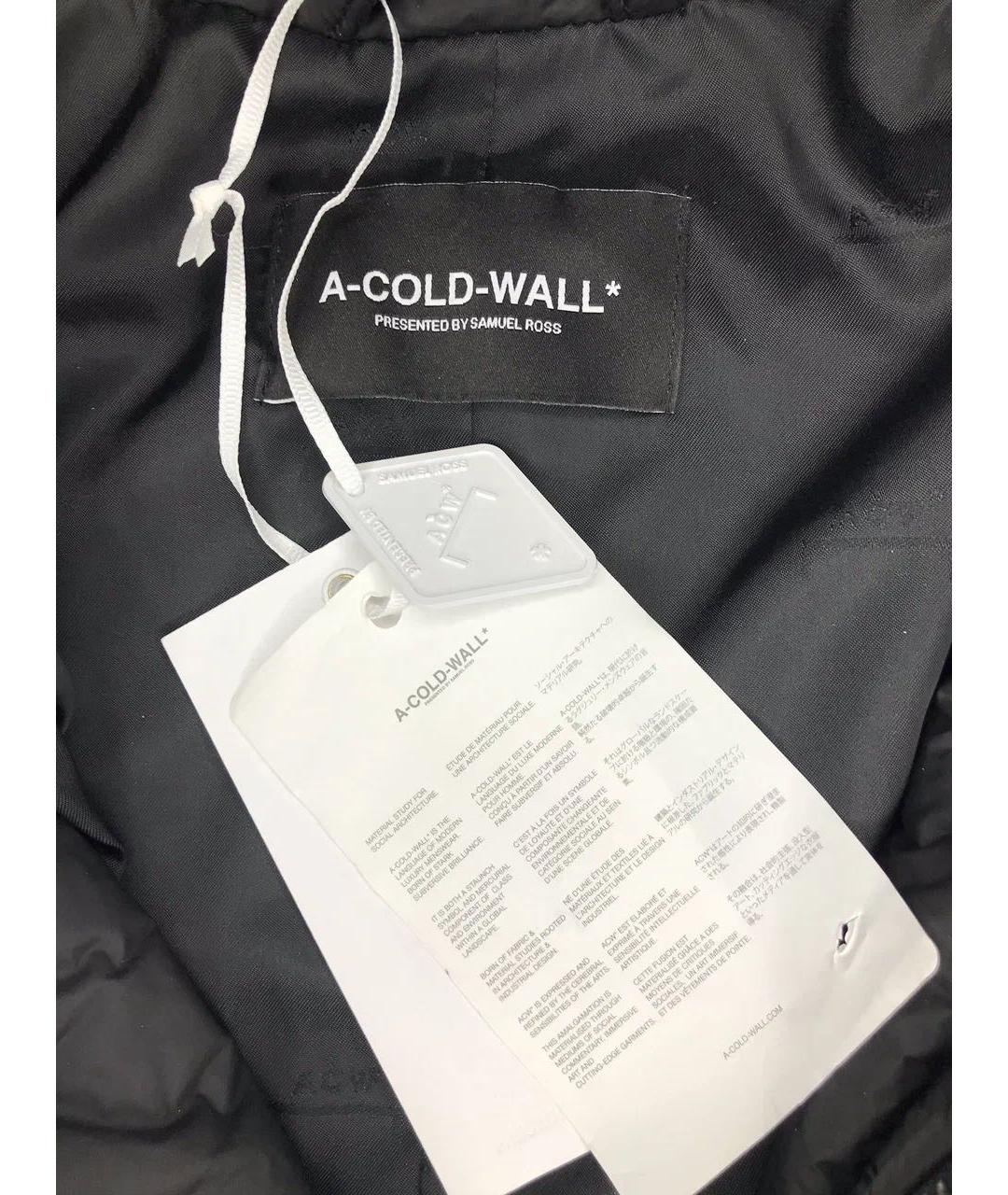 A-COLD-WALL* Черная полиуретановая куртка, фото 7