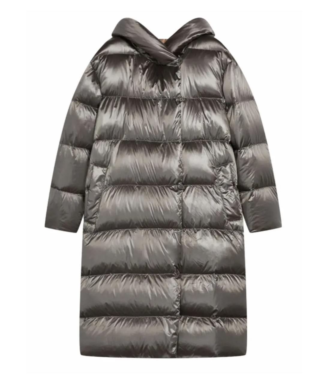 MAX MARA Серый пуховик, фото 1