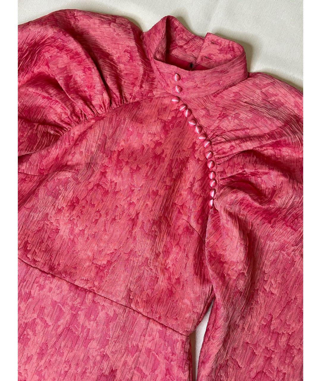 RODARTE Розовое коктейльное платье, фото 4