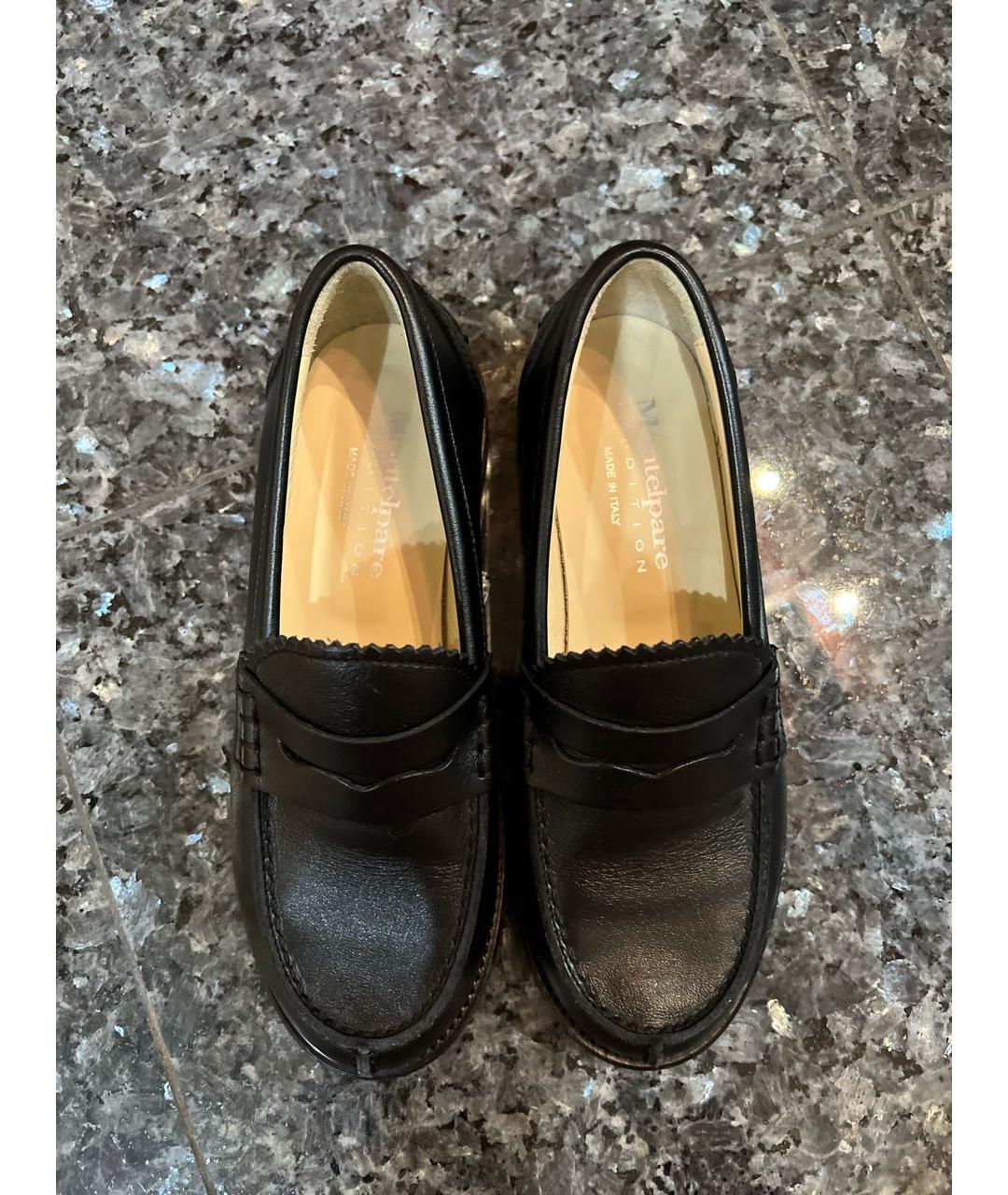 MONTELPARE TRADITION Черные кожаные ботинки, фото 7