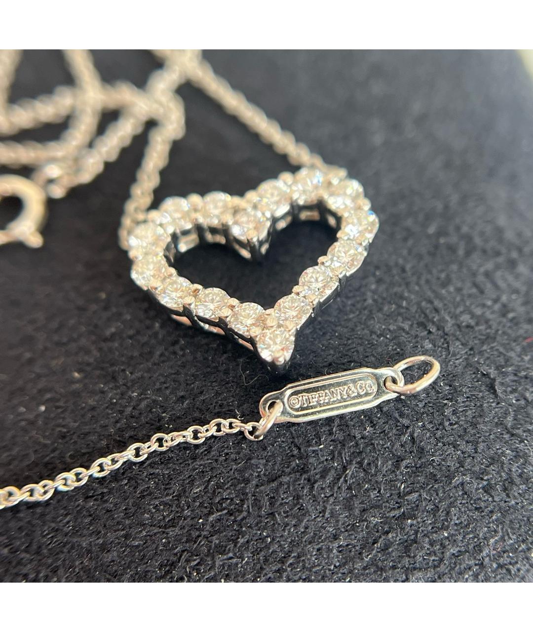 TIFFANY&CO Серебряное колье из белого золота, фото 5