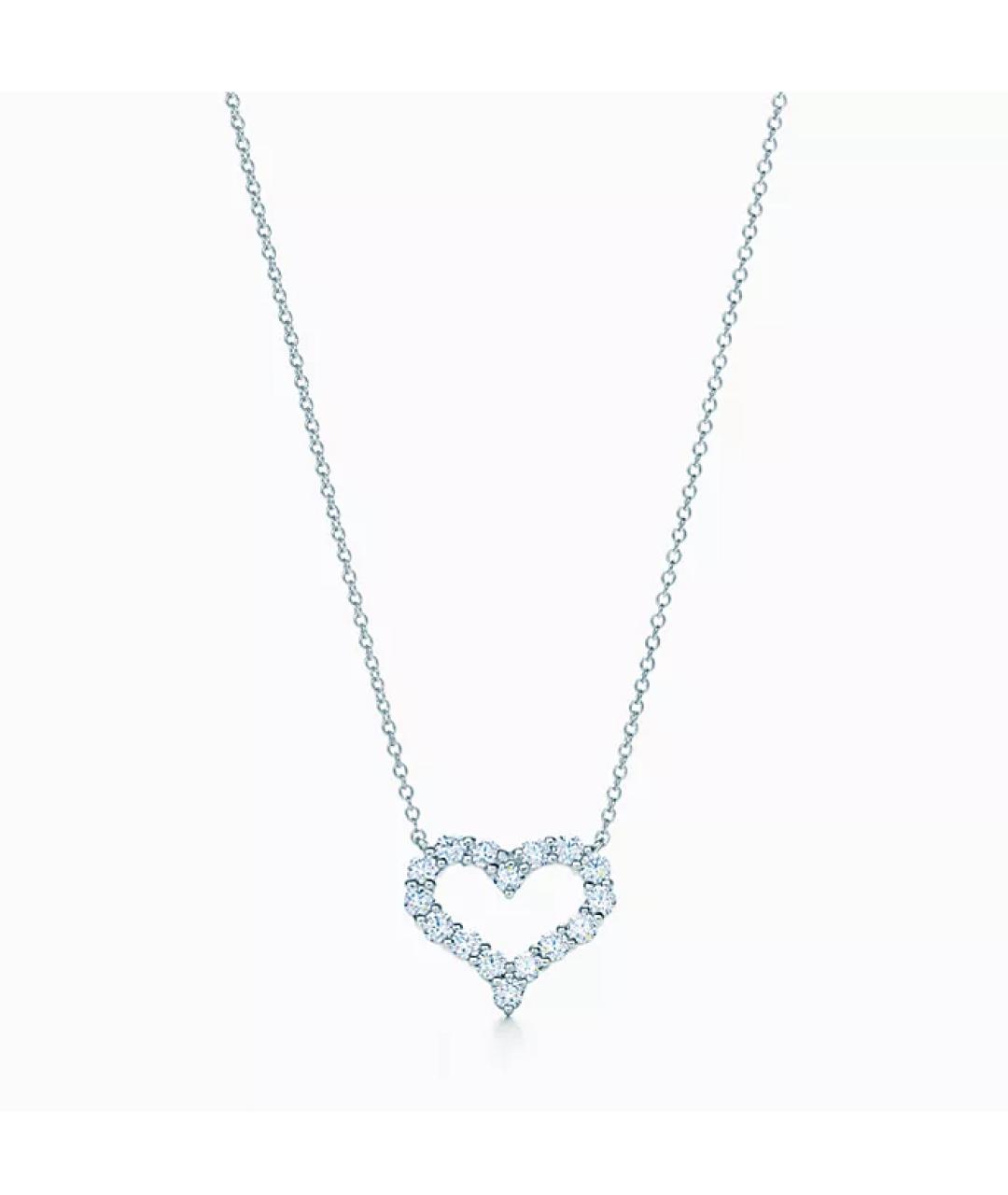 TIFFANY&CO Серебряное колье из белого золота, фото 6