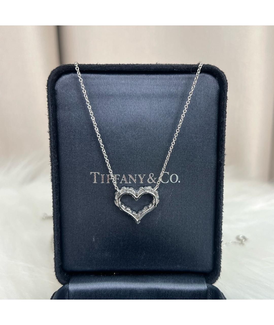 TIFFANY&CO Серебряное колье из белого золота, фото 4