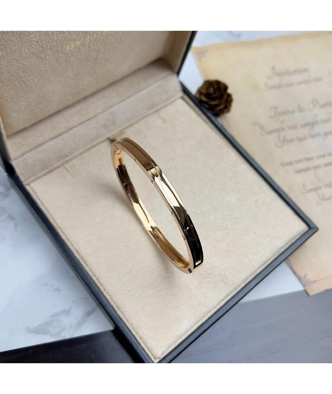 BVLGARI Золотой браслет из розового золота, фото 3