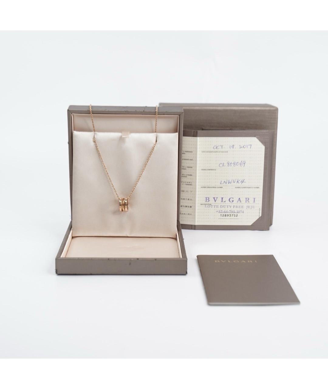 BVLGARI Золотое колье из розового золота, фото 2