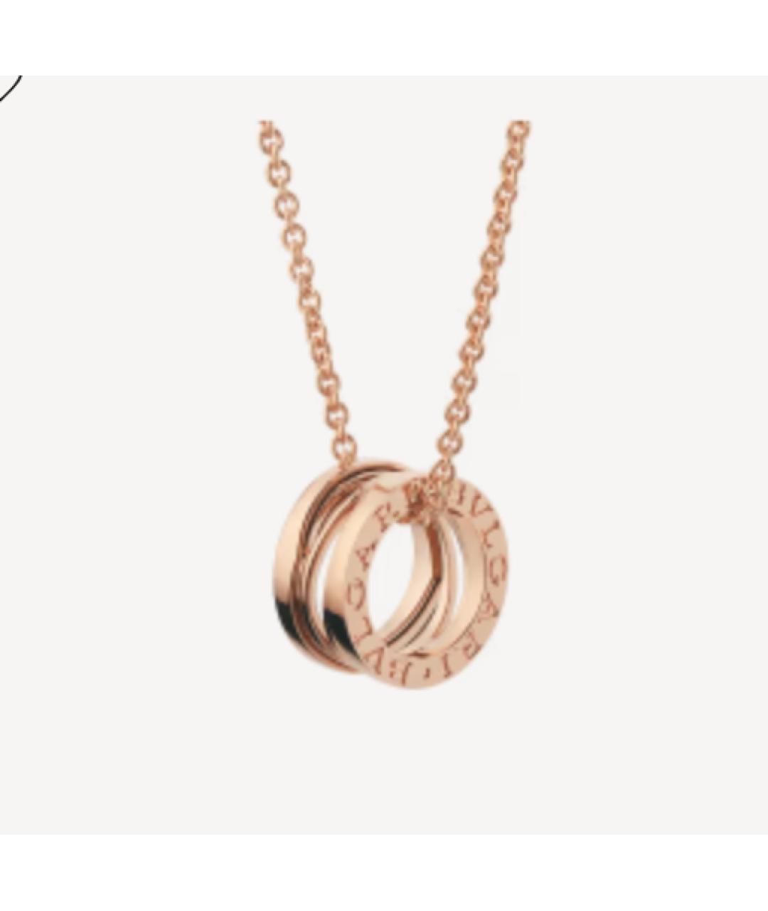 BVLGARI Золотое колье из розового золота, фото 7