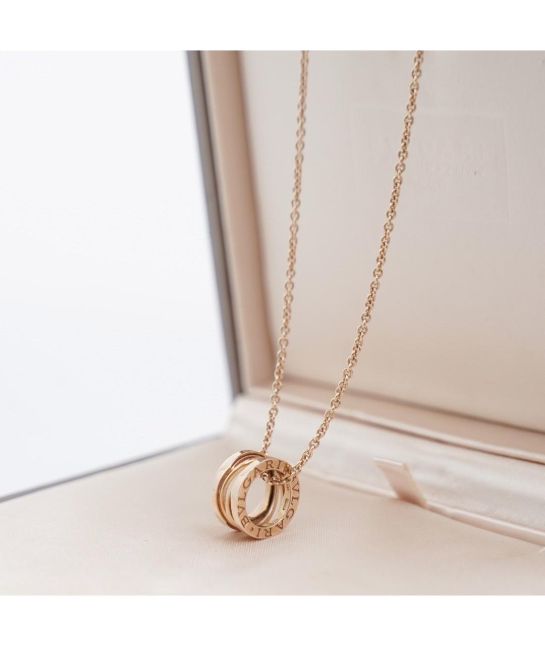 BVLGARI Золотое колье из розового золота, фото 3