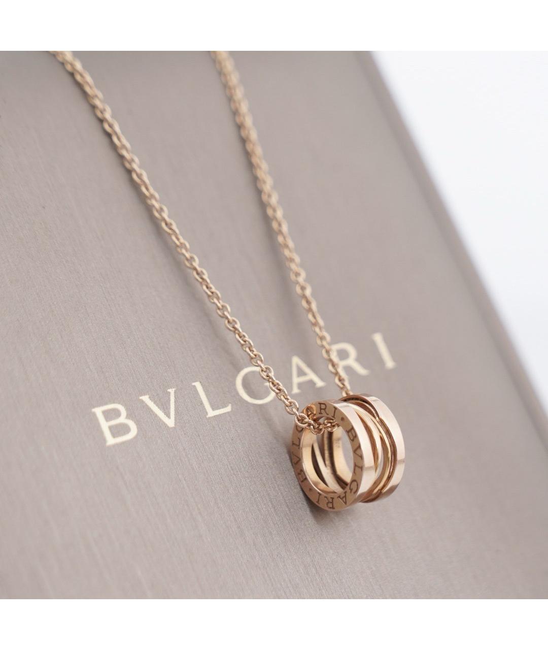 BVLGARI Золотое колье из розового золота, фото 4