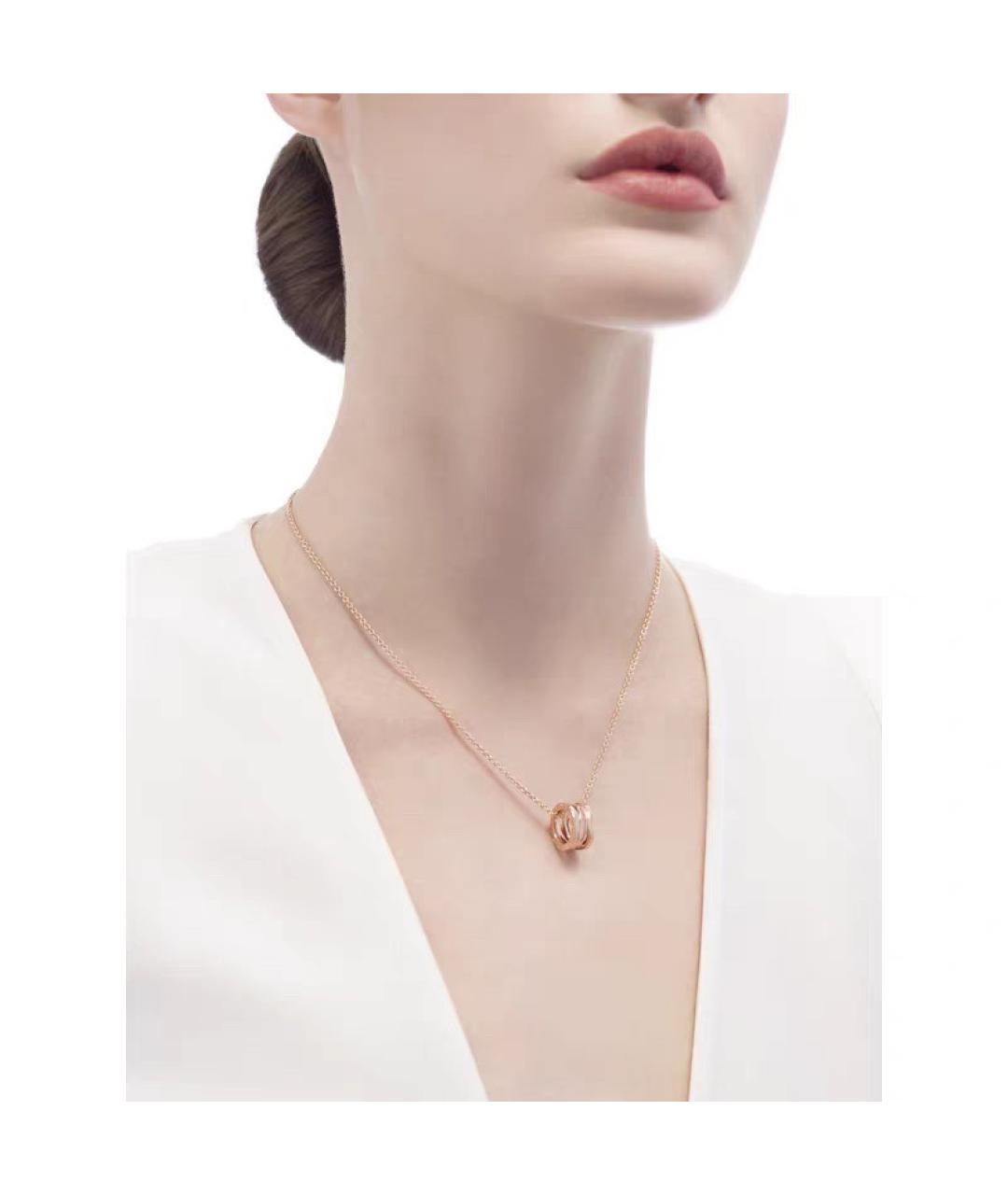 BVLGARI Золотое колье из розового золота, фото 5