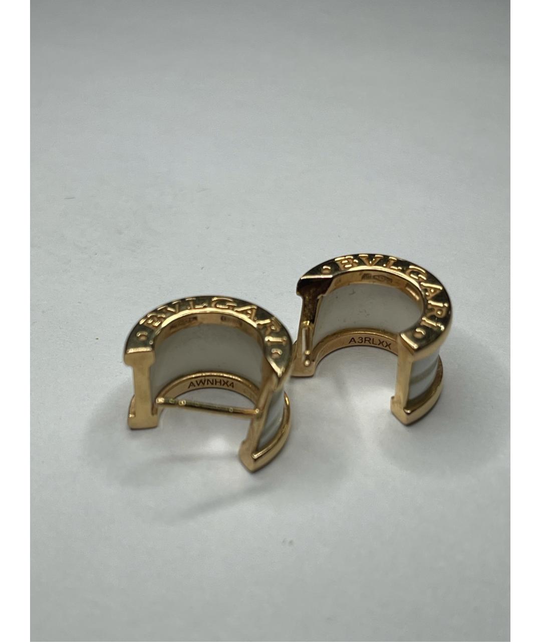 BVLGARI Золотые серьги из розового золота, фото 4