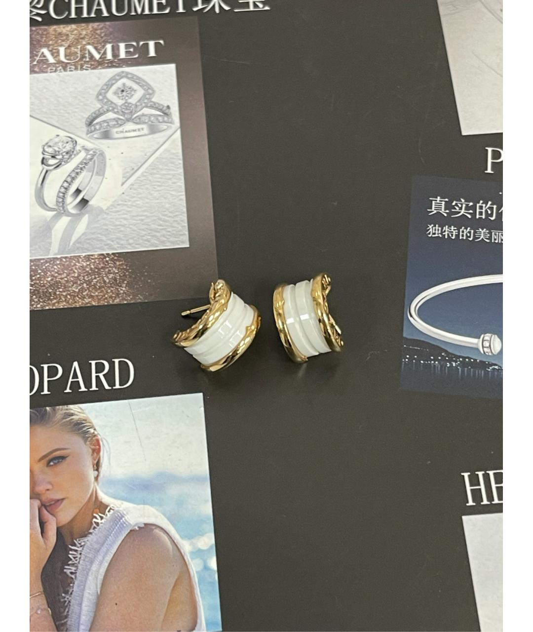 BVLGARI Золотые серьги из розового золота, фото 3
