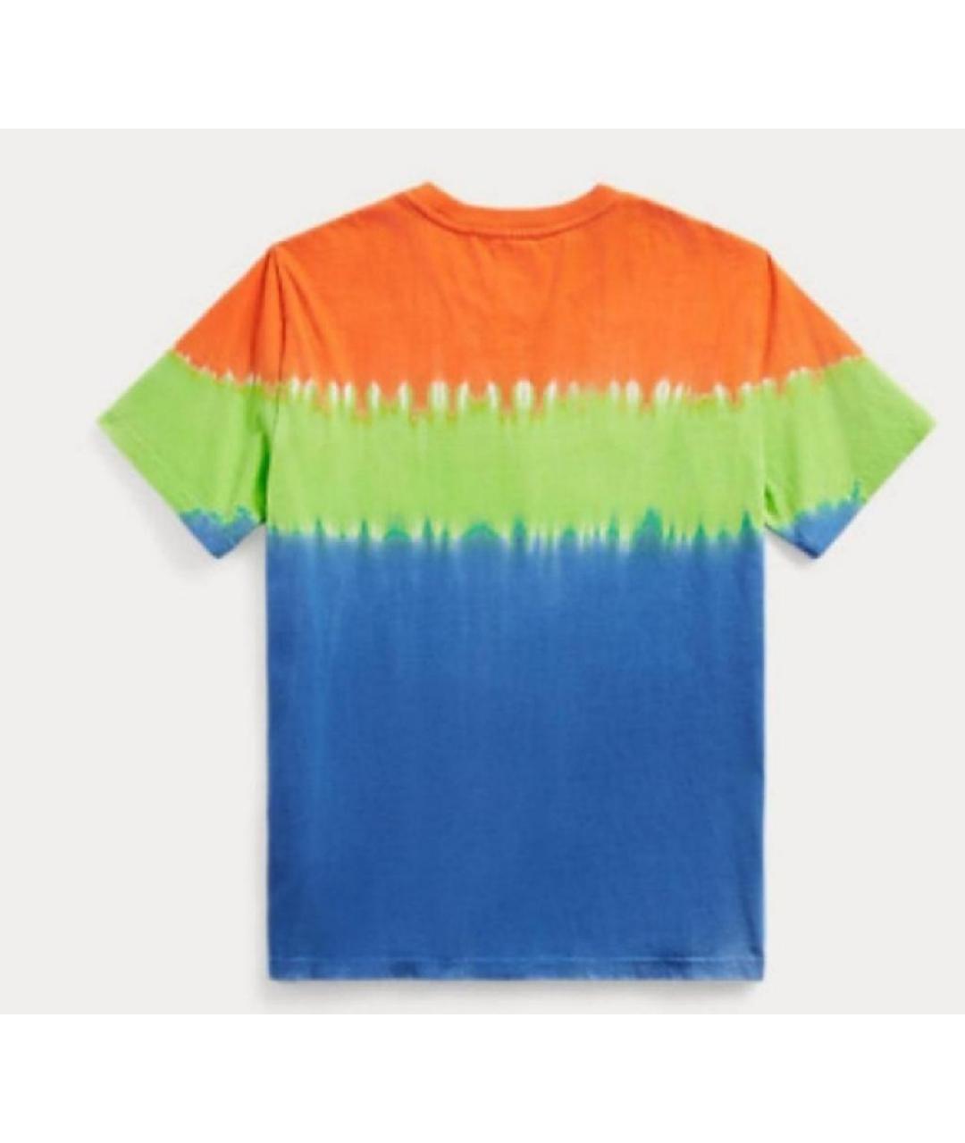 POLO RALPH LAUREN Мульти хлопковая футболка, фото 2