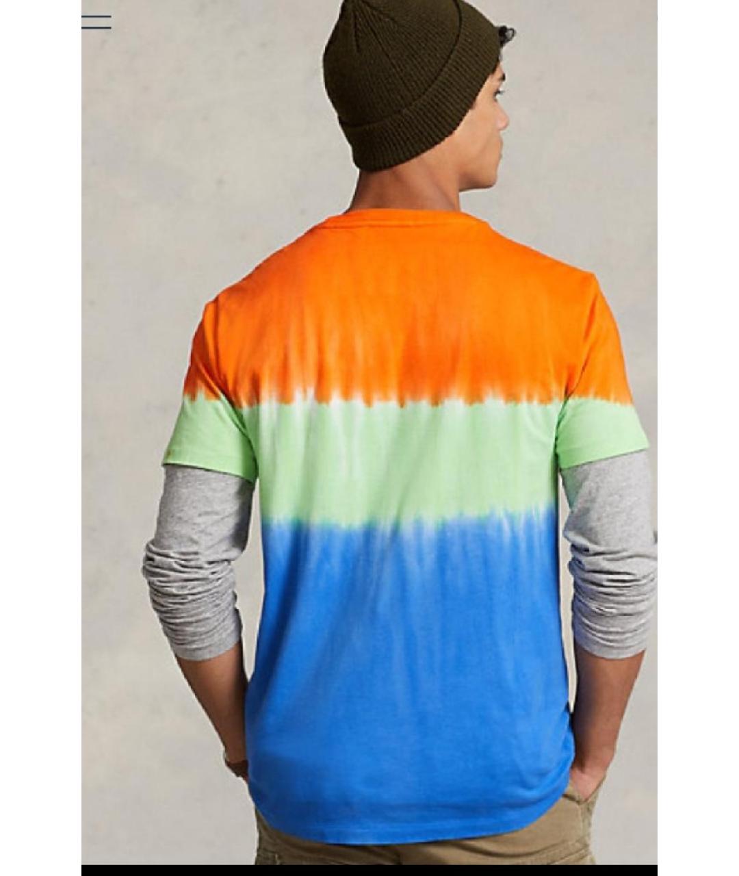 POLO RALPH LAUREN Мульти хлопковая футболка, фото 6