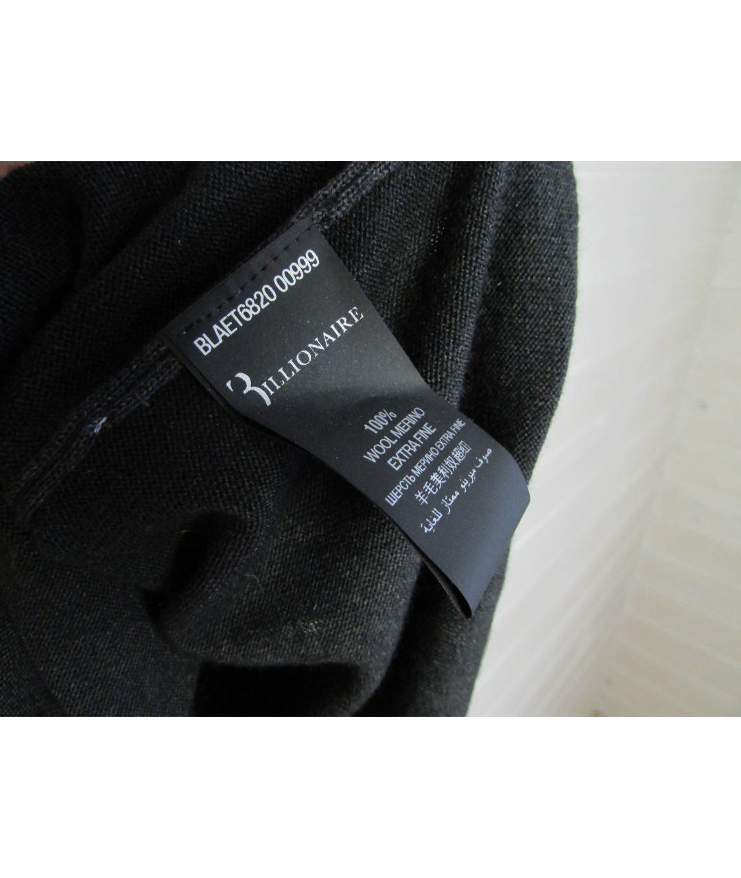 BILLIONAIRE Серый шерстяной джемпер / свитер, фото 6
