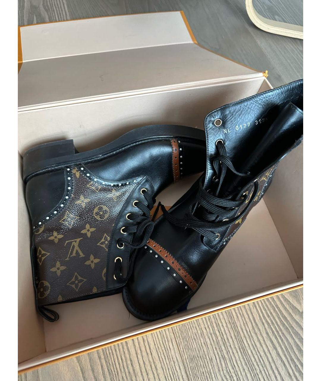 LOUIS VUITTON PRE-OWNED Кожаные ботинки, фото 2