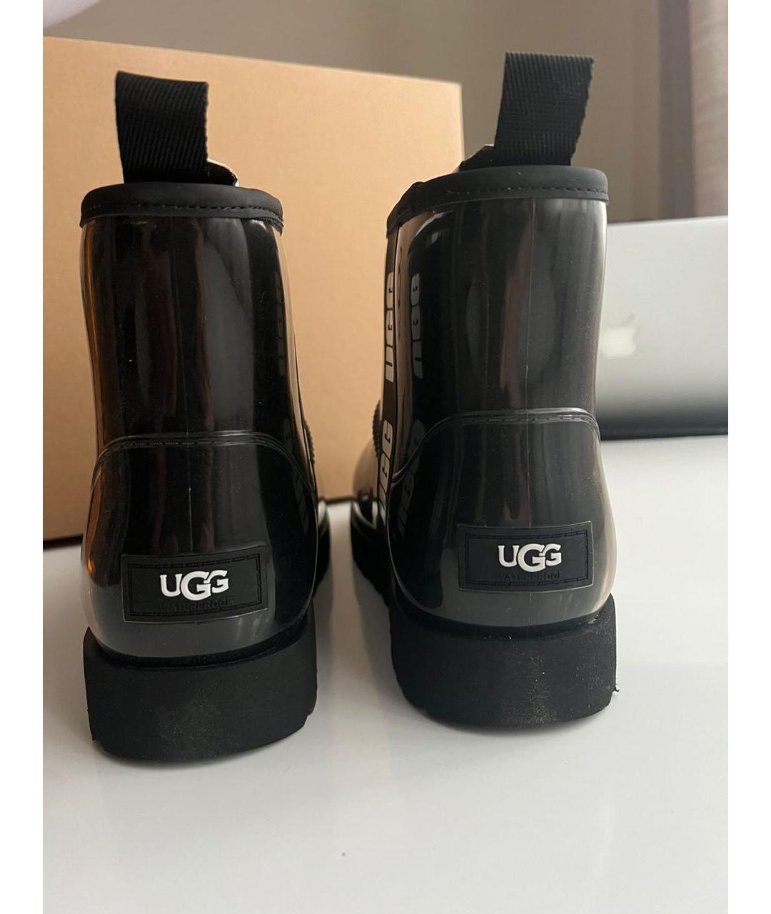 UGG AUSTRALIA Черные ботинки, фото 4