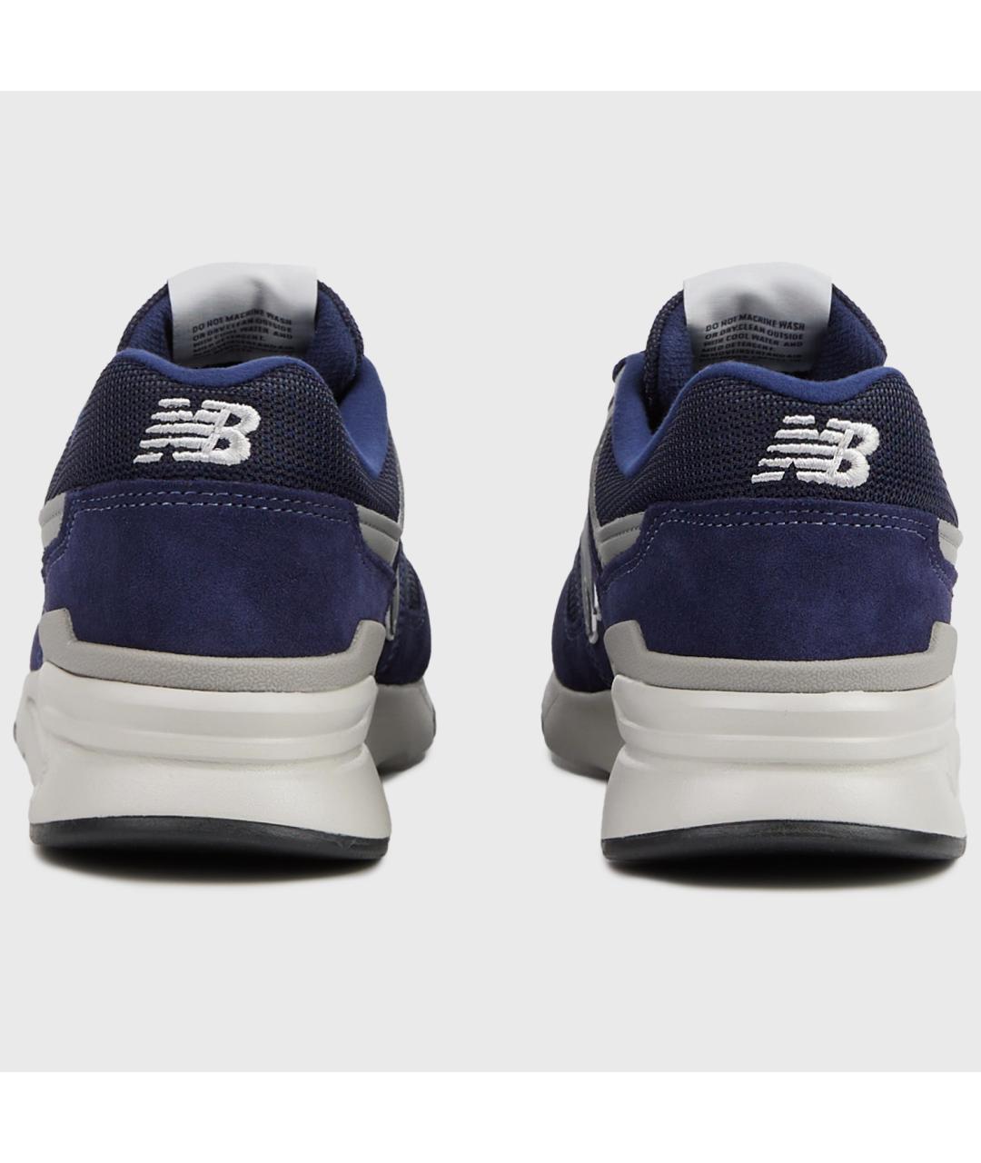 NEW BALANCE Синие текстильные низкие кроссовки / кеды, фото 4