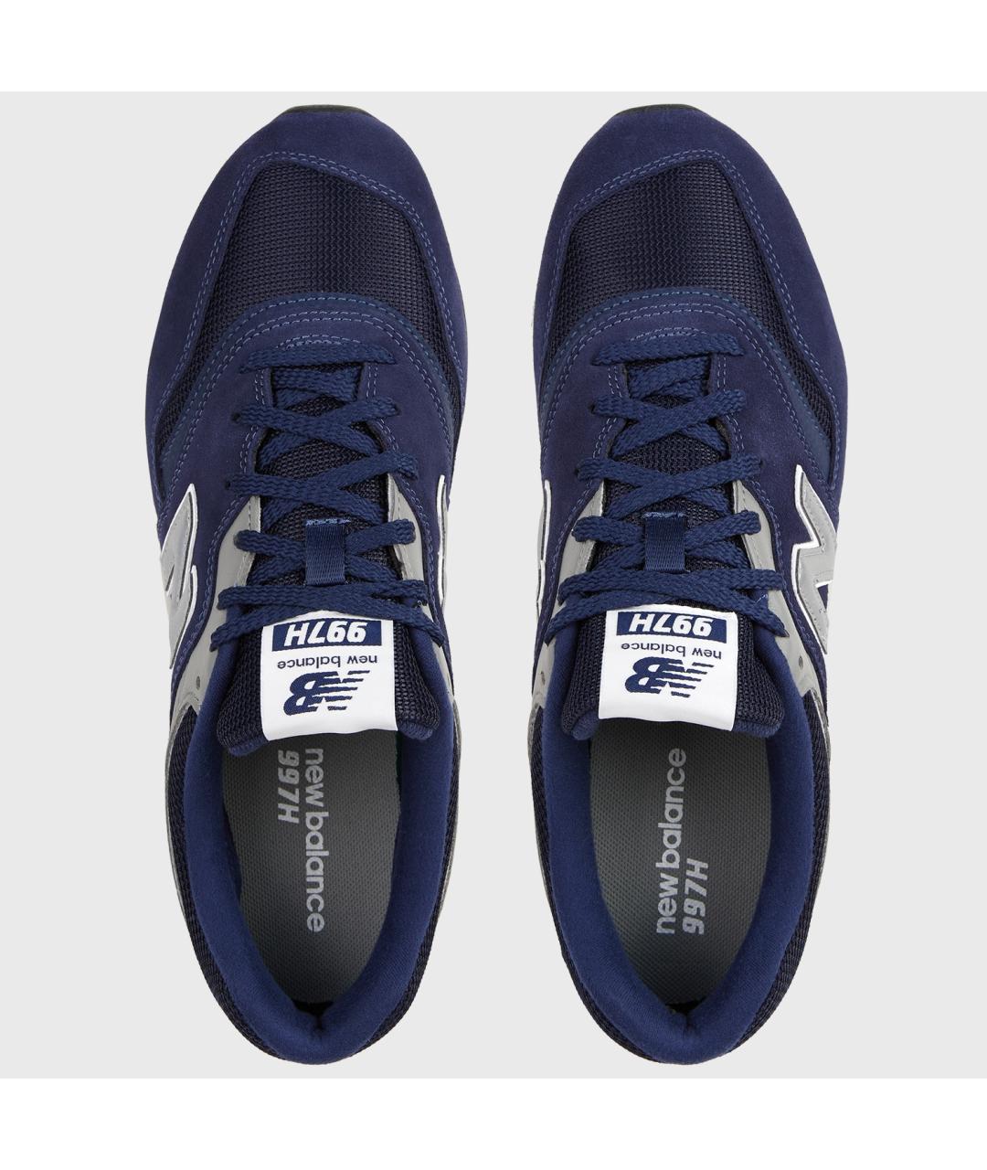 NEW BALANCE Синие текстильные низкие кроссовки / кеды, фото 3