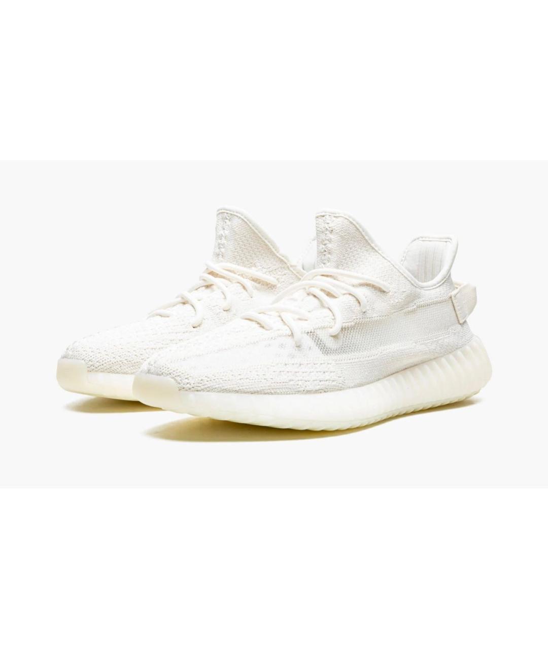 ADIDAS YEEZY Белые низкие кроссовки / кеды, фото 2