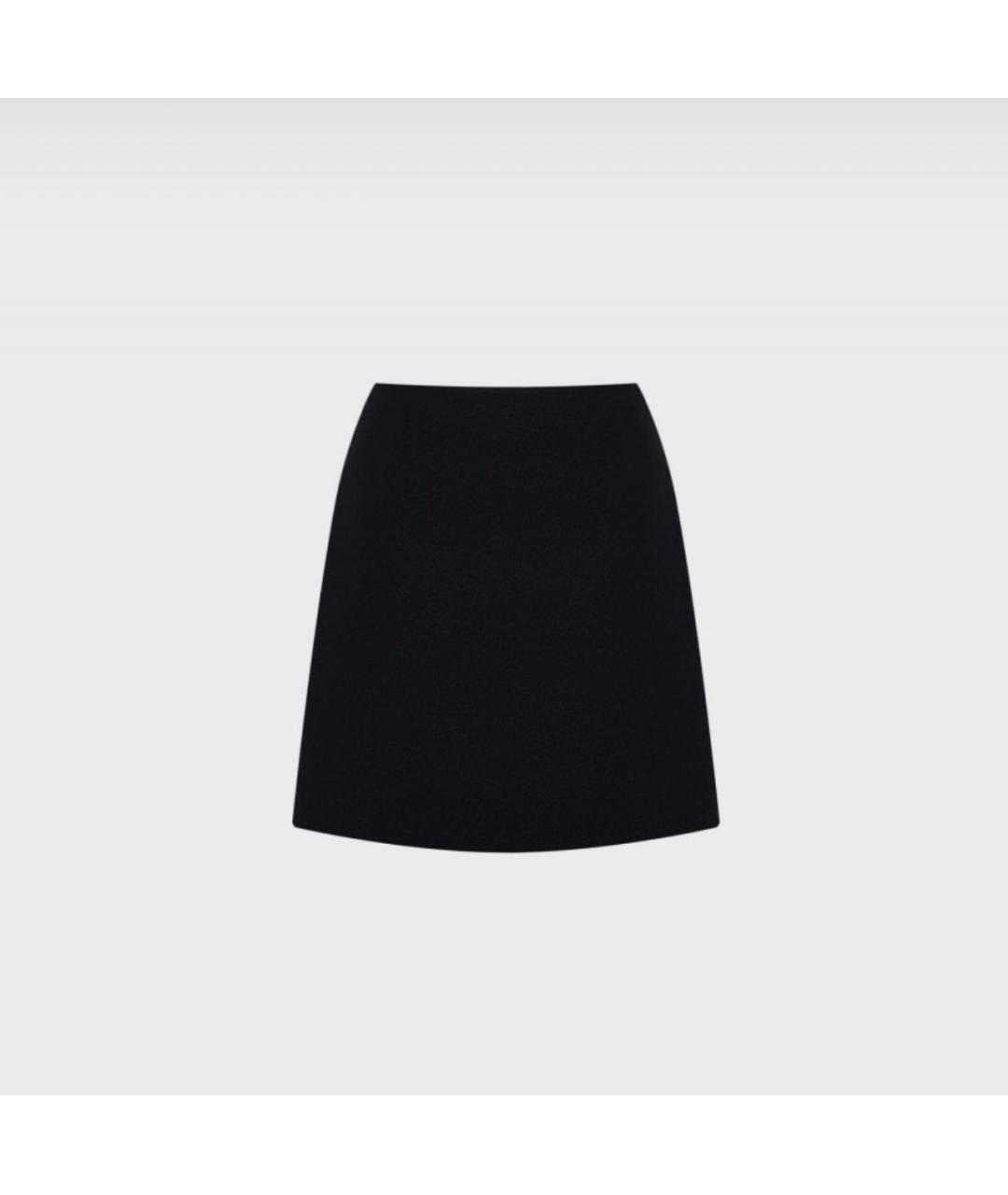 12 STOREEZ Черная шерстяная юбка мини, фото 9