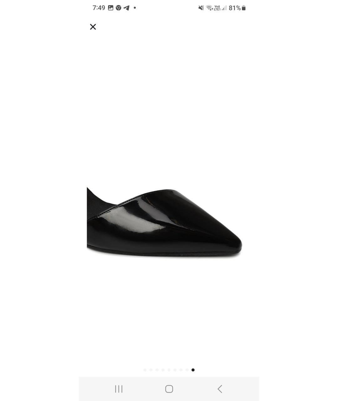 STELLA MCCARTNEY Черные туфли из лакированной кожи, фото 4
