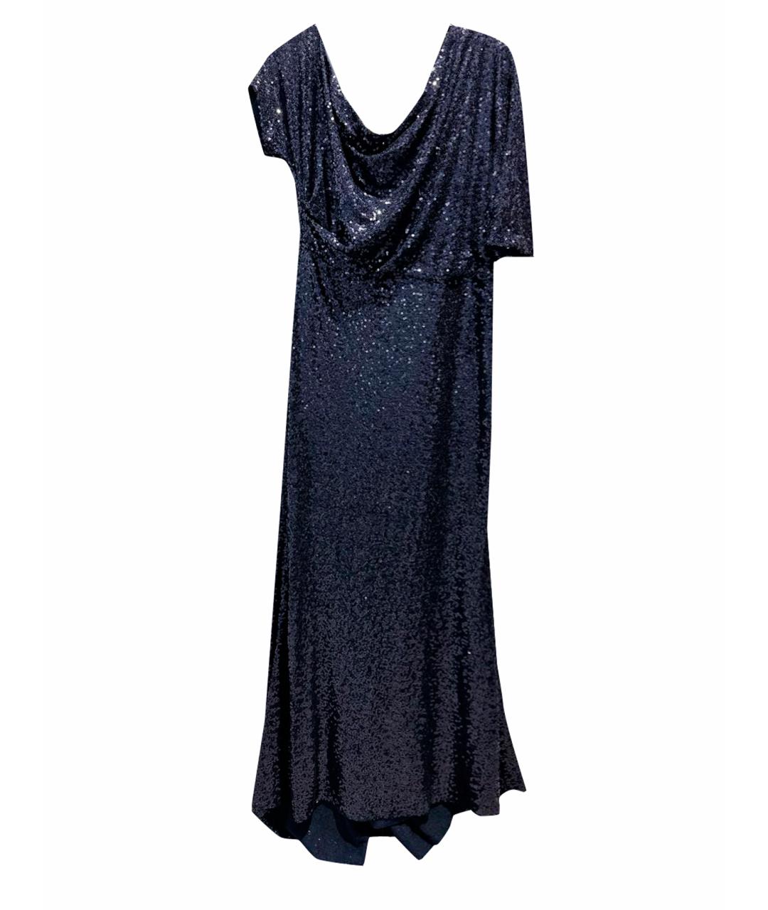 BADGLEY MISCHKA Темно-синее вечернее платье, фото 1