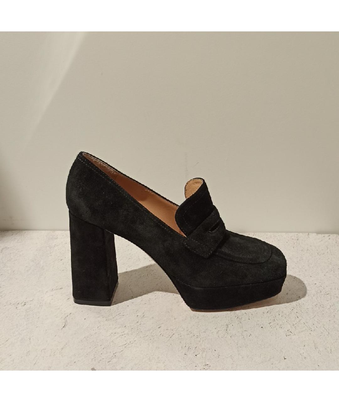 GIANVITO ROSSI Черные замшевые туфли, фото 8