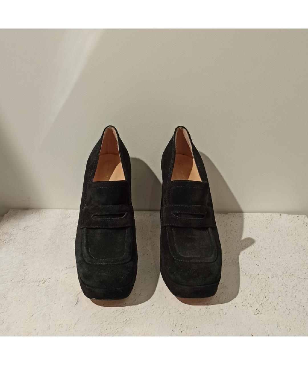 GIANVITO ROSSI Черные замшевые туфли, фото 2