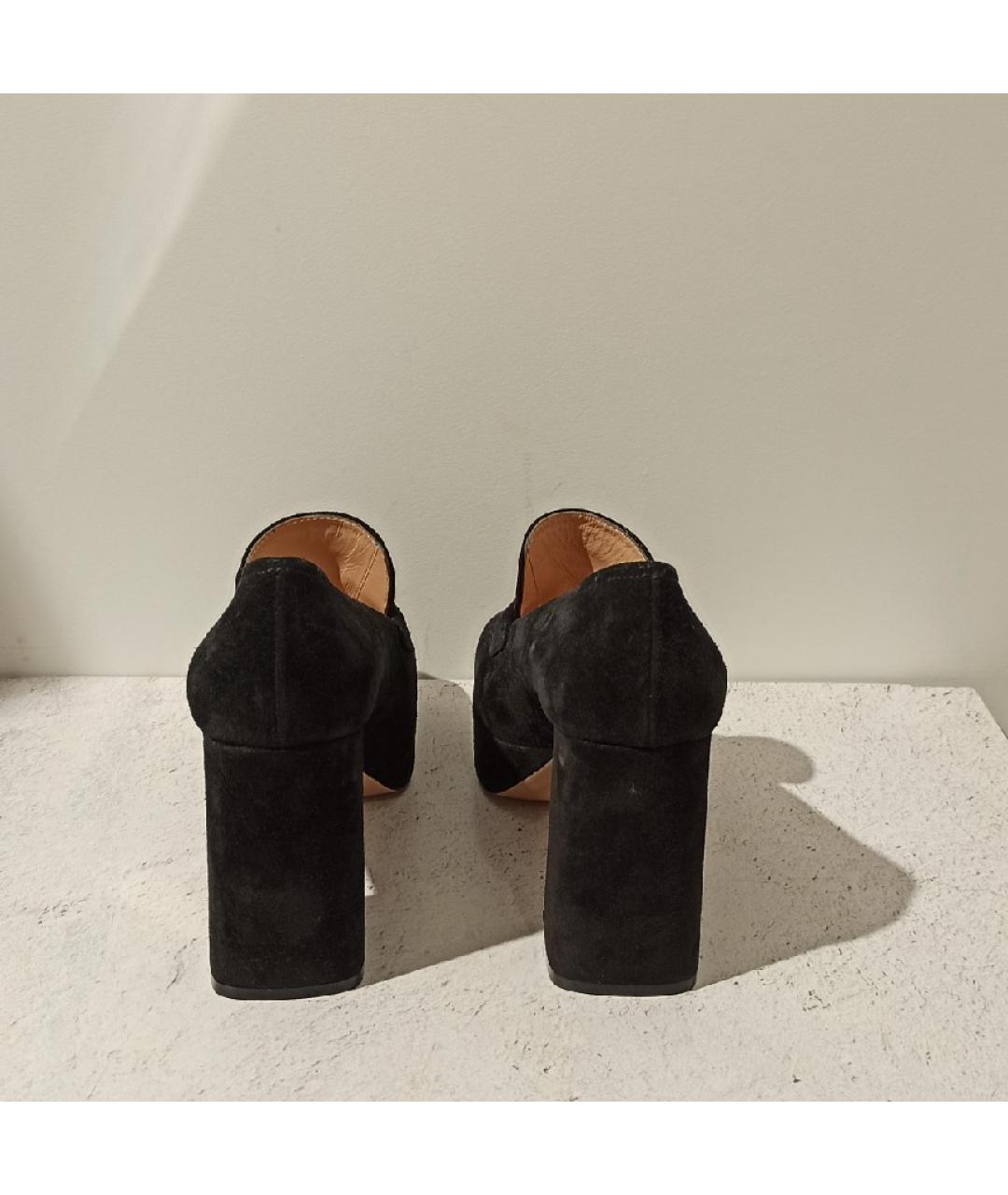 GIANVITO ROSSI Черные замшевые туфли, фото 3