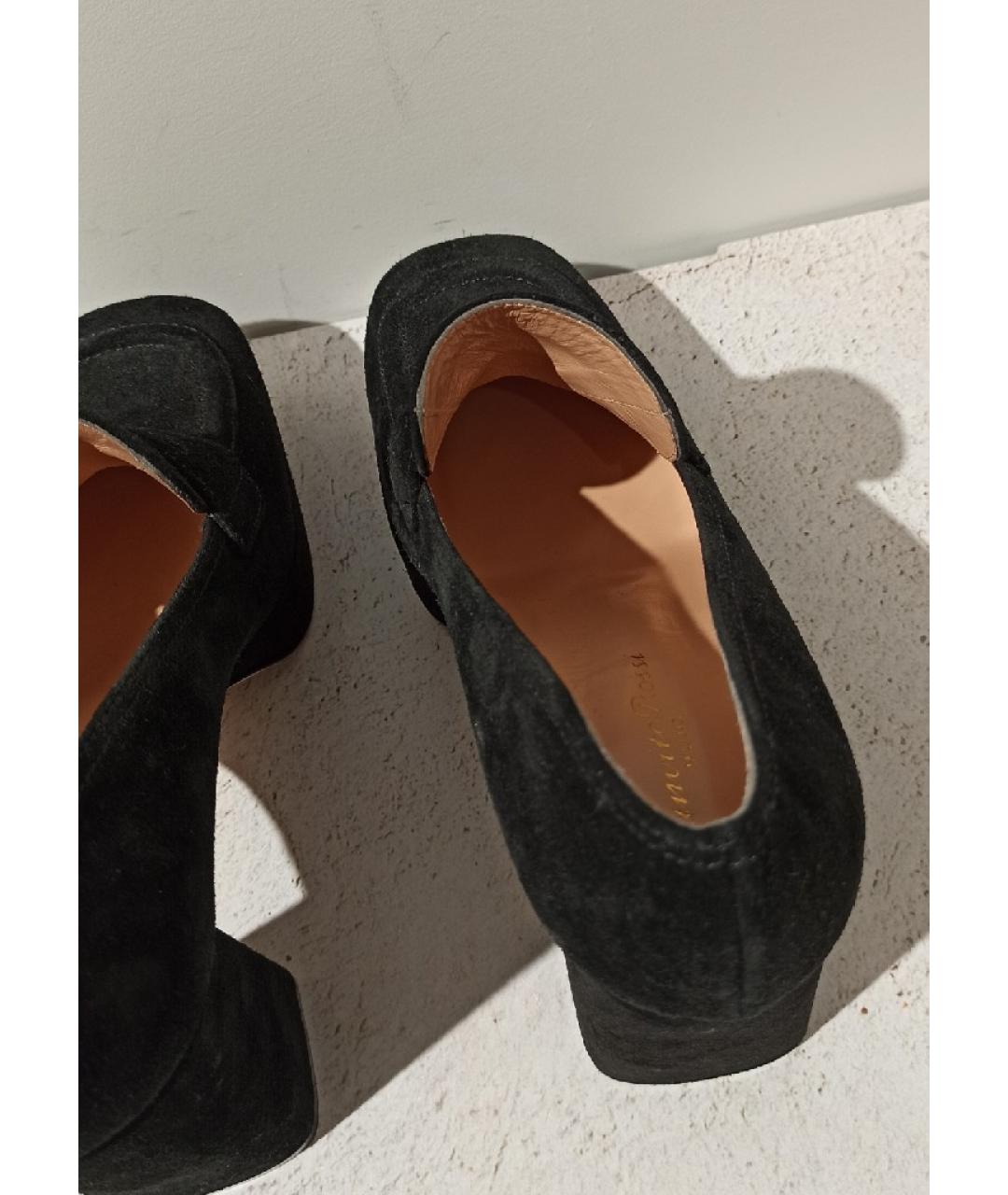 GIANVITO ROSSI Черные замшевые туфли, фото 7