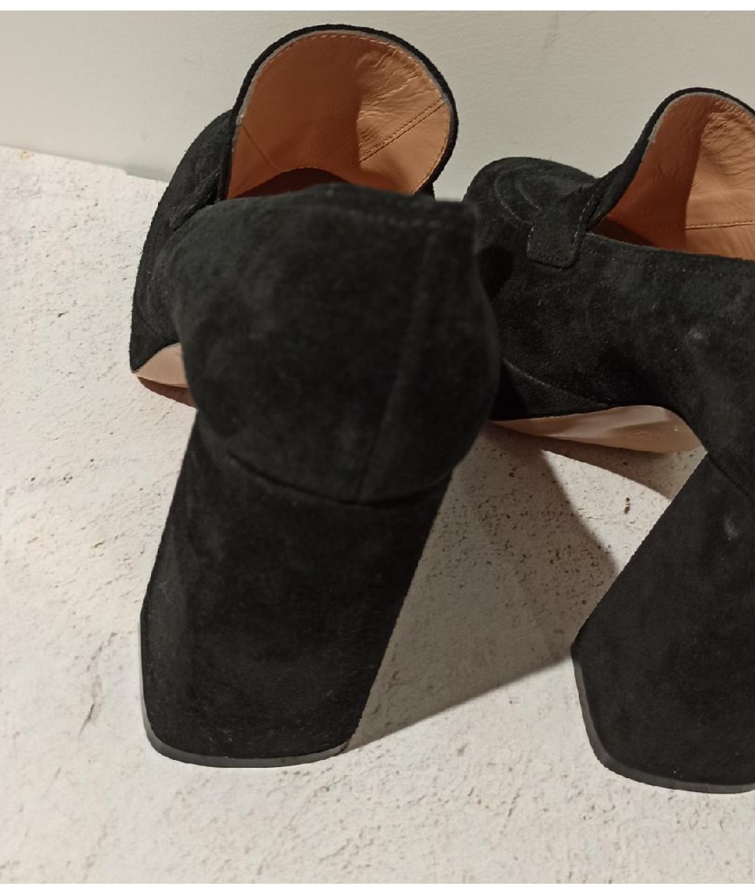 GIANVITO ROSSI Черные замшевые туфли, фото 6